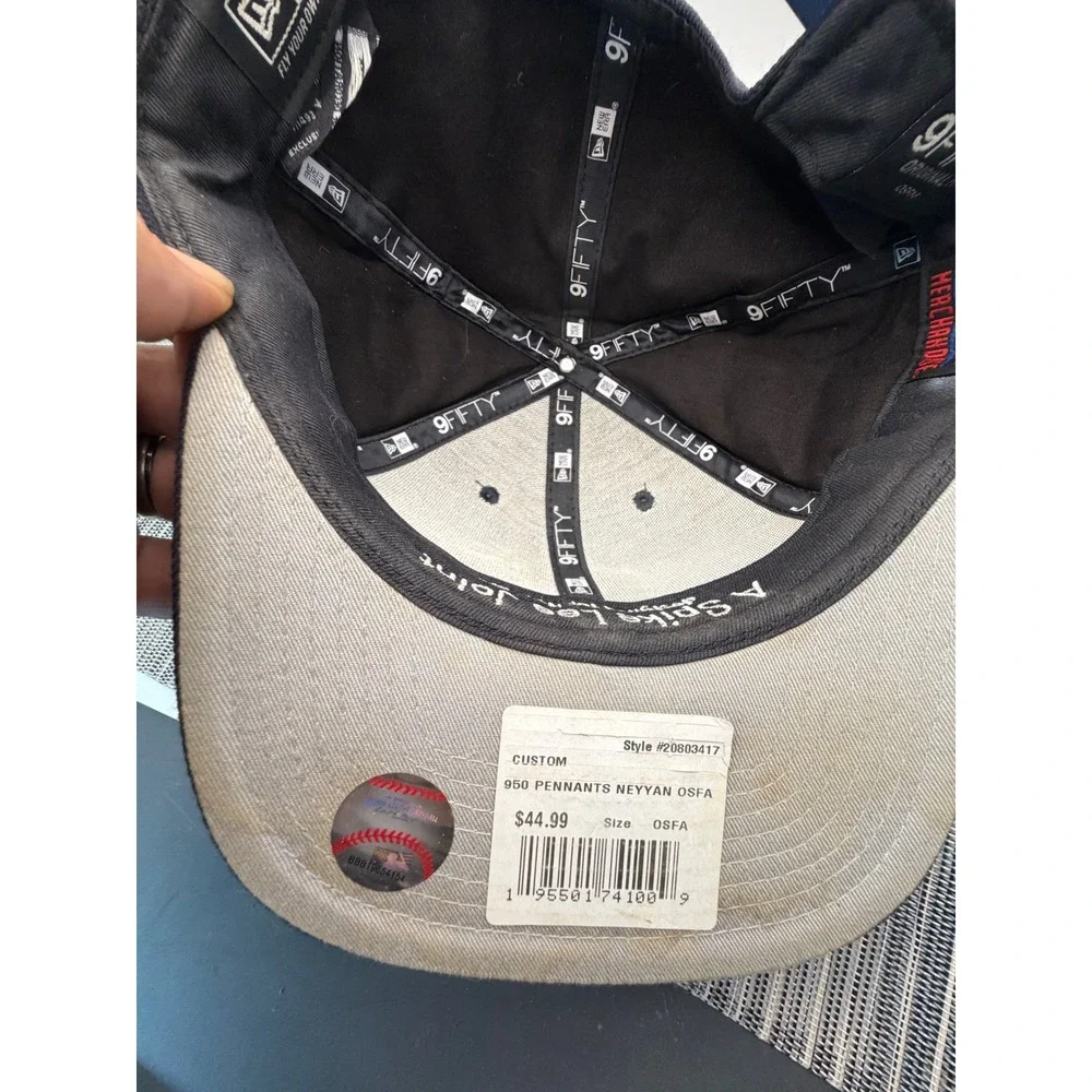 New Era 9FIFTY New York Yankees Spike Lee Joint Pennant Snapback Hat Navy OSFA